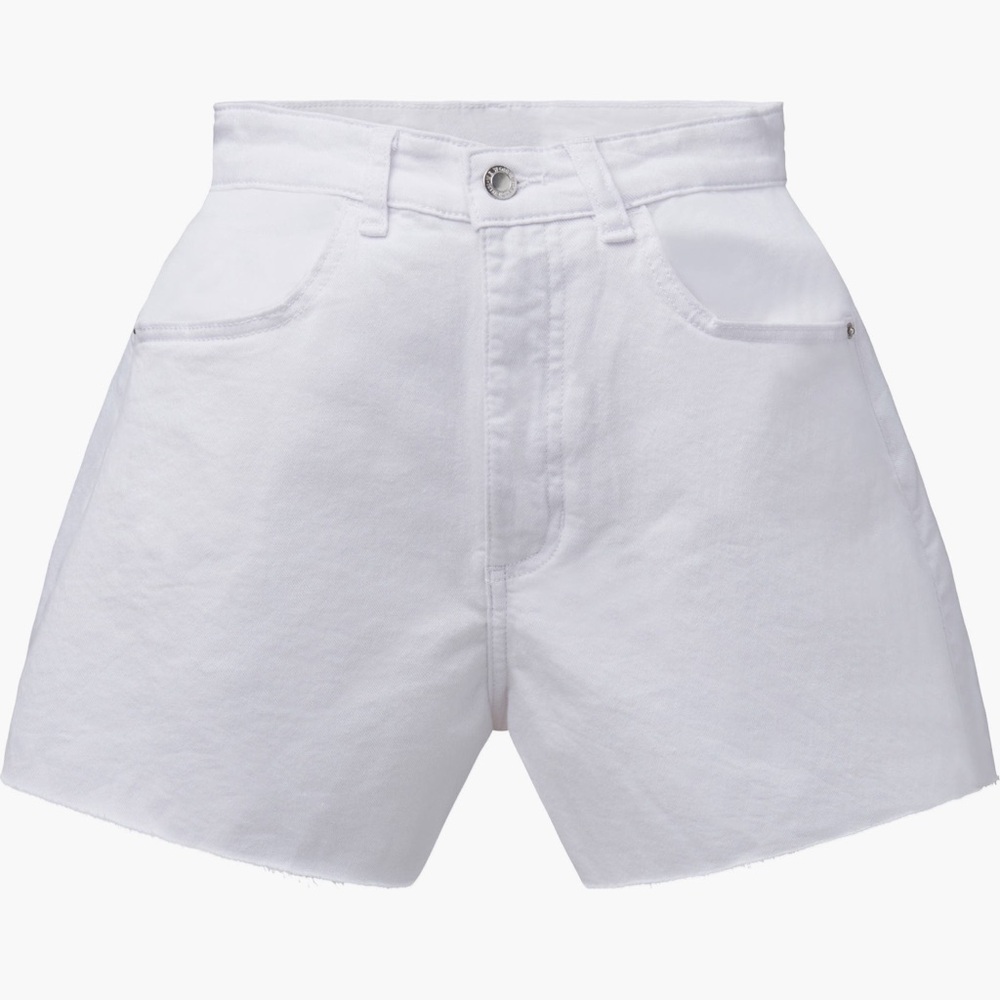 Women's White Denim Shorts